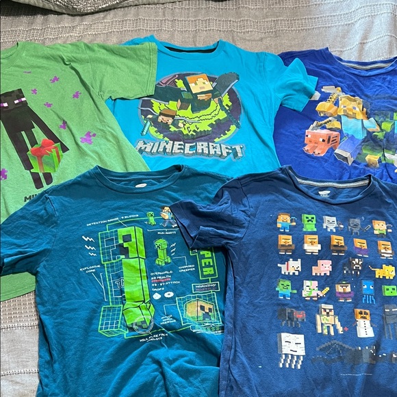 Minecraft Graphic T-Shirts Set - Picture 1 of 6